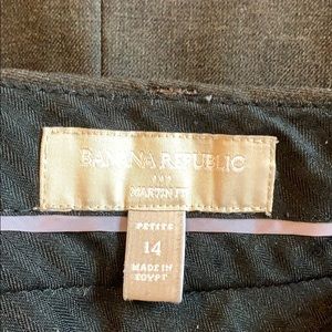 Banana Republic Lined Trouser Pant